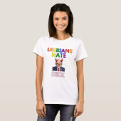 lesbians hate dick t-shirt (Voorkant volledig)