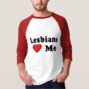 Lesbians houden van me t-shirt