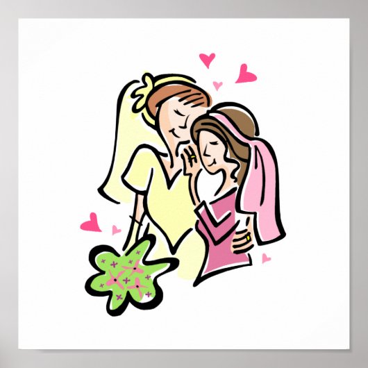 Lesbians in de liefde poster (Voorkant)