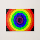 Lesbians Round Rainbow Puzzle Legpuzzel (Horizontaal)