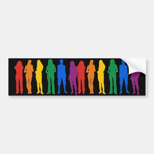 LESBIANSE PROSE BUMPERSTICKER (Voorkant)