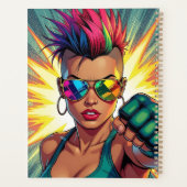 Lesbienne LGBT Mohawk Uppercut Pop Art (Dos)