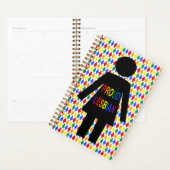 Lesbienne LGBTQ Silhouette et Rainbow Ladies (Devant avec enveloppe)