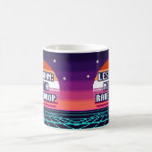 Lesbienne : Tasse de pixel de fierté de goutte pas (Centre)