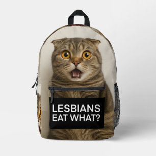 Lesbiennes Eten Wat Grappig Bedrukte Rugzak