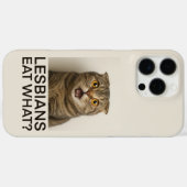 Lesbiennes Eten Wat Grappig Case-Mate iPhone Case (Achterkant (horizontaal))