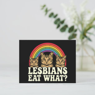 Lesbiennes Eten Wat Oude LGBT Pride Maand Meme Briefkaart