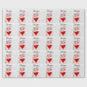 Lesbiennes in de liefde Vinger Mensen Be Mine Vale Cadeaupapier (Vlak)