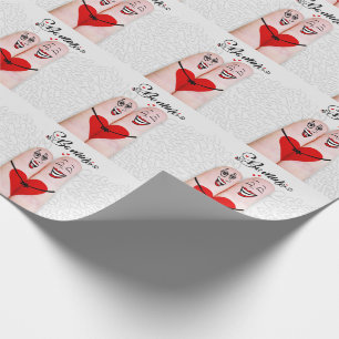 Lesbiennes in de liefde Vinger Mensen Be Mine Vale Cadeaupapier