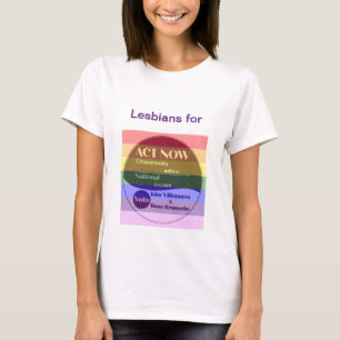 Lesbiennes voor Kim-Roos T-shirt