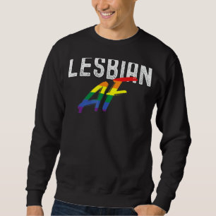 Lesbisch af regenboog lgbt pride en gay liefde par trui