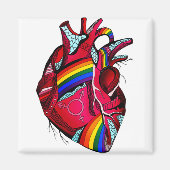 Lesbisch Eet Wat LGBT Grappig Zwart Kat Magneet (Voorkant)