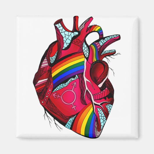 Lesbisch Eet Wat LGBT Grappig Zwart Kat Magneet (Voorkant)