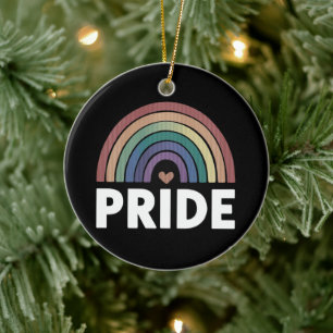 Lesbisch Funny LGBT Gay Pride Regenboog Keramisch Ornament