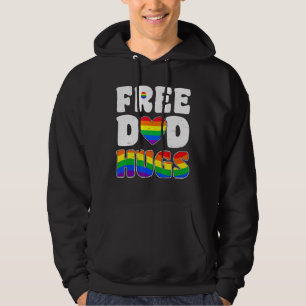 Lesbisch Gratis Papa Hugs Gay LGBT Proud Papa Rege Hoodie