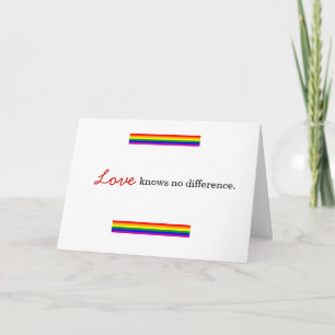 lesbisch, homoseksueel adoptie wenskaart kaart