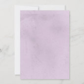 Lesbisch Paarse Vintage bruiloft Kaart (Achterkant)