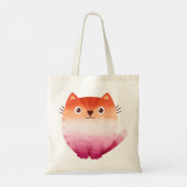 Lesbisch_Pride Kat Digitale Kunst Tote Bag (Achterkant)