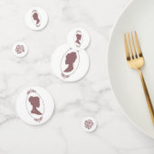 Lesbische bruiden Regency Roze Rozen Confetti (Groep)