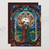 Lesbische bruiloft uitnodiging (Voorkant / Achterkant)