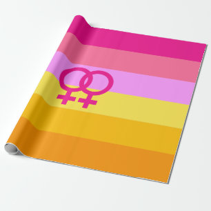 Lesbische Dawn Pride WLW Cadeaupapier
