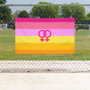 Lesbische Dawn Pride WLW Spandoek