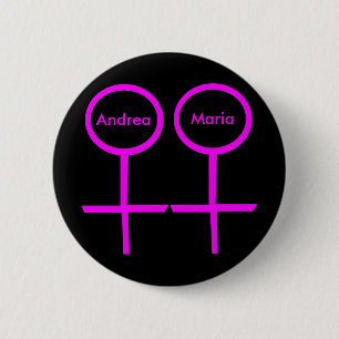 Lesbische geliefden Button