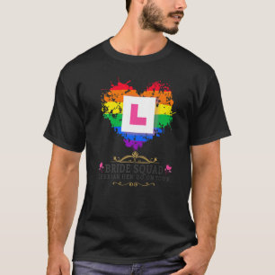 Lesbische Hen Do-kleding voor vrouwen en groepshen T-shirt