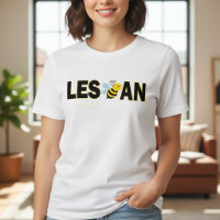 Lesbische LGBT Pride Bij Cute Moderne Typografie