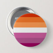 Lesbische LGBTQ Queer Pride Button (Voorkant /achterkant)