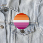 Lesbische LGBTQ Queer Pride Button (In situ)
