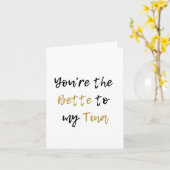 Lesbische liefdeskaart kaart (Gele Bloem)