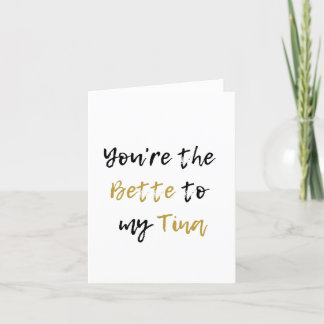 Lesbische liefdeskaart kaart