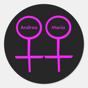 Lesbische liefhebbers  sticker
