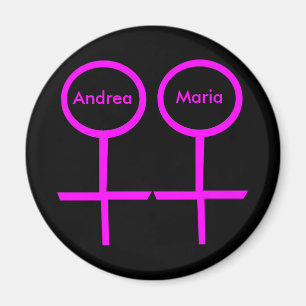 Lesbische Lovers  Magnet Magneet