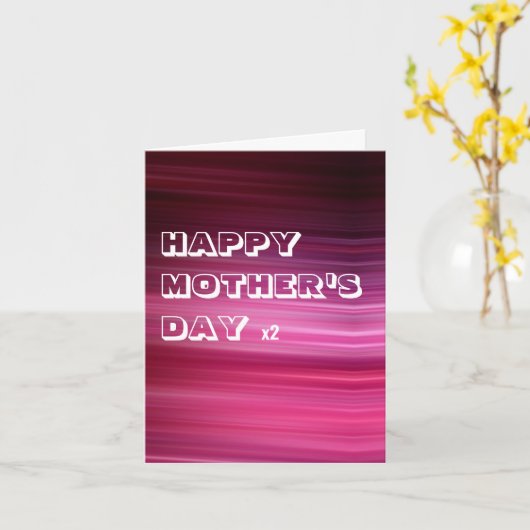 Lesbische Moederdag Kaart (Gele Bloem)