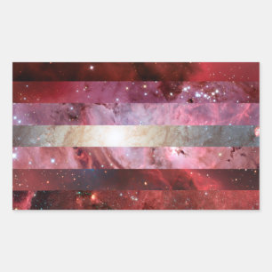 Lesbische nevel vlag stickers