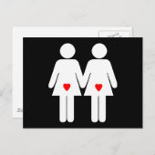 Lesbische overs - briefkaart (Voorkant / Achterkant)