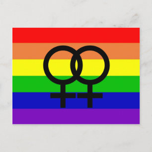 Lesbische Pride Briefkaart