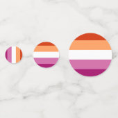 Lesbische Pride Confetti (Voorkanten)