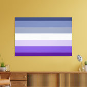 Lesbische Pride Flag (Butch) Canvas Afdruk (Insitu (Woonkamer))