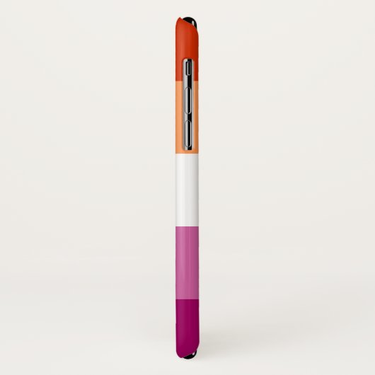 Lesbische Pride Flag Phone Case (Achterkant/links)