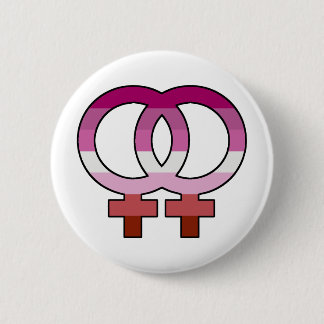 Lesbische Pride Flag Venus Symbol Button Pin