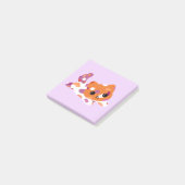Lesbische Pride Kat Post-it® Notes (Schuin)