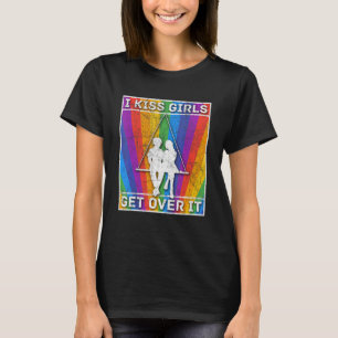 Lesbische pride Lgbt biseksuele vrouwen Kiss Girls T-shirt