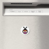 Lesbische Pride Lieveheersbeestje Magneet (Insitu (Vaatwasser))