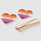 Lesbische Pride Maand Liefde is Liefde Handwaaier (Niet-gemonteerd)