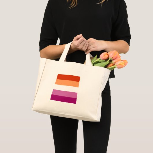 Lesbische Pride Mini Tote Bag (Voorkant (product))