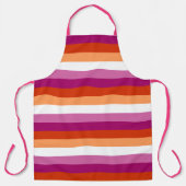 Lesbische Pride Schort (Voorkant)