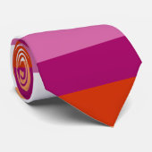 Lesbische Pride Stropdas (Opgerold)